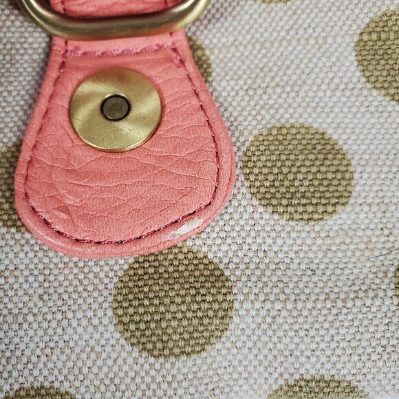 Tulu Ramona Clutch Purse Coral Polka Dot - Picture 9 of 9